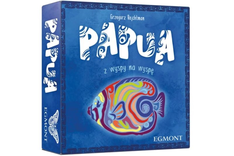 Opakowanie gry planszowej "Papua"