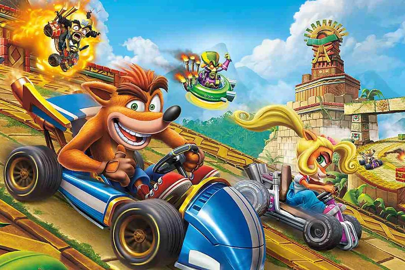 Gra wyścigowa Crash Team Racing Nitro-Fueled stanowi remake kultowej gry polegającej na ściganiu się gokartami
