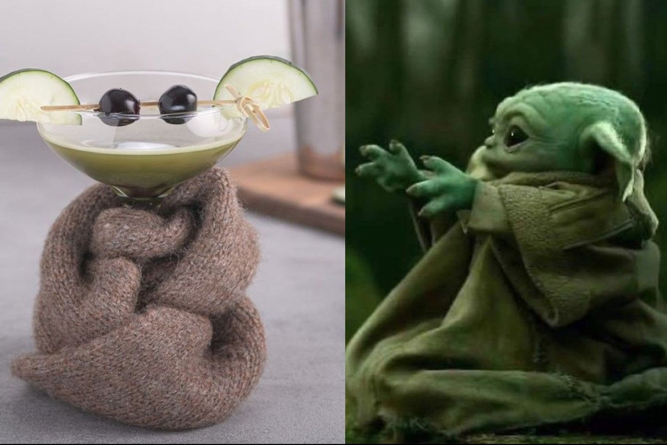 Koktajl Baby Yoda. Drink