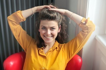 Pewna siebie kobieta
