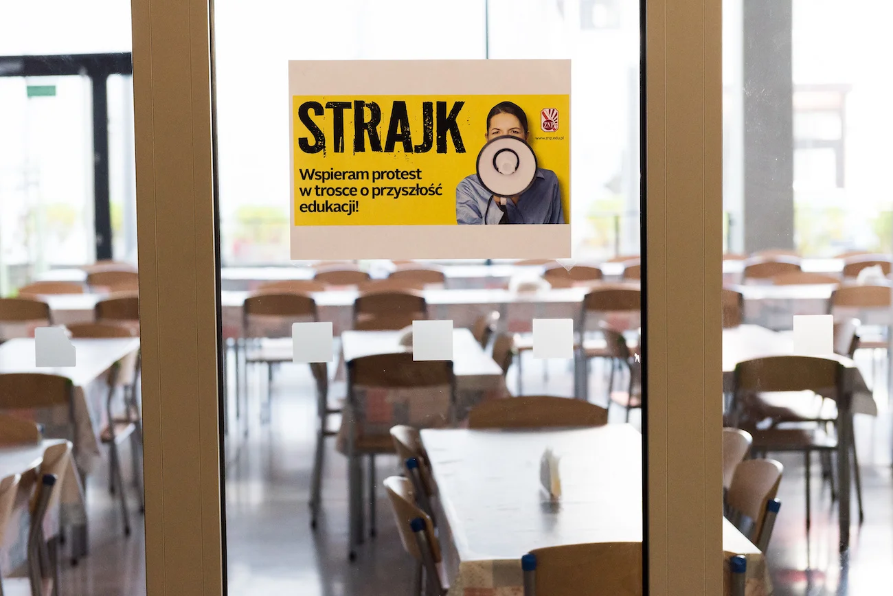 strajk nauczycieli w szkole