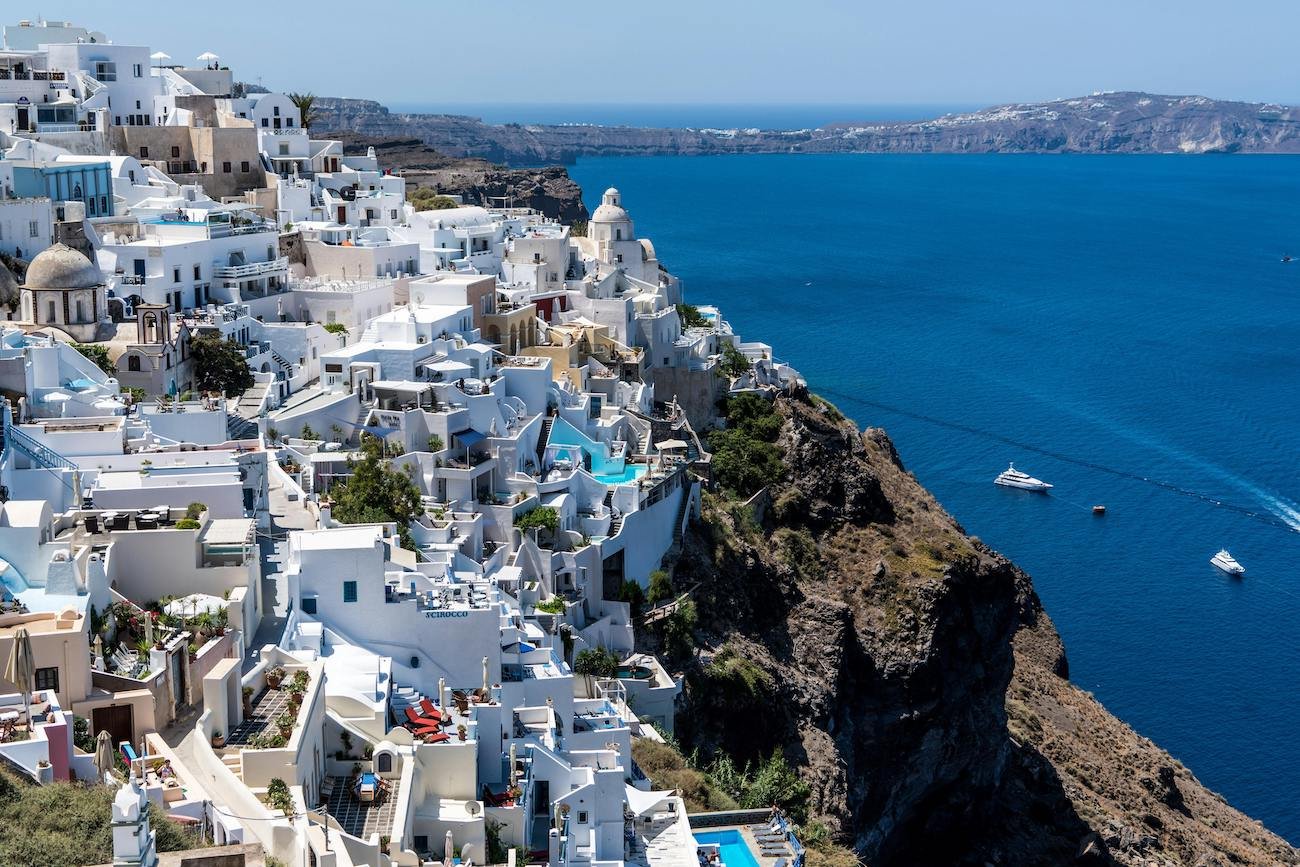 Santorini Grecja podróż
