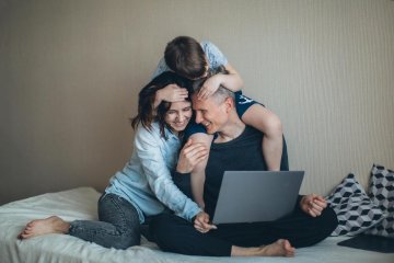 ojcowie dzieci social media