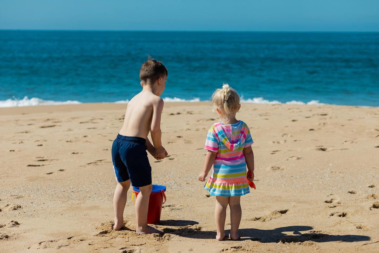 plaża dzieci
