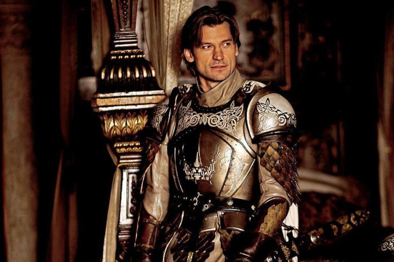 Kadr z serialu "Gra o Tron", Jamie Lannister, kampania L'Oreal