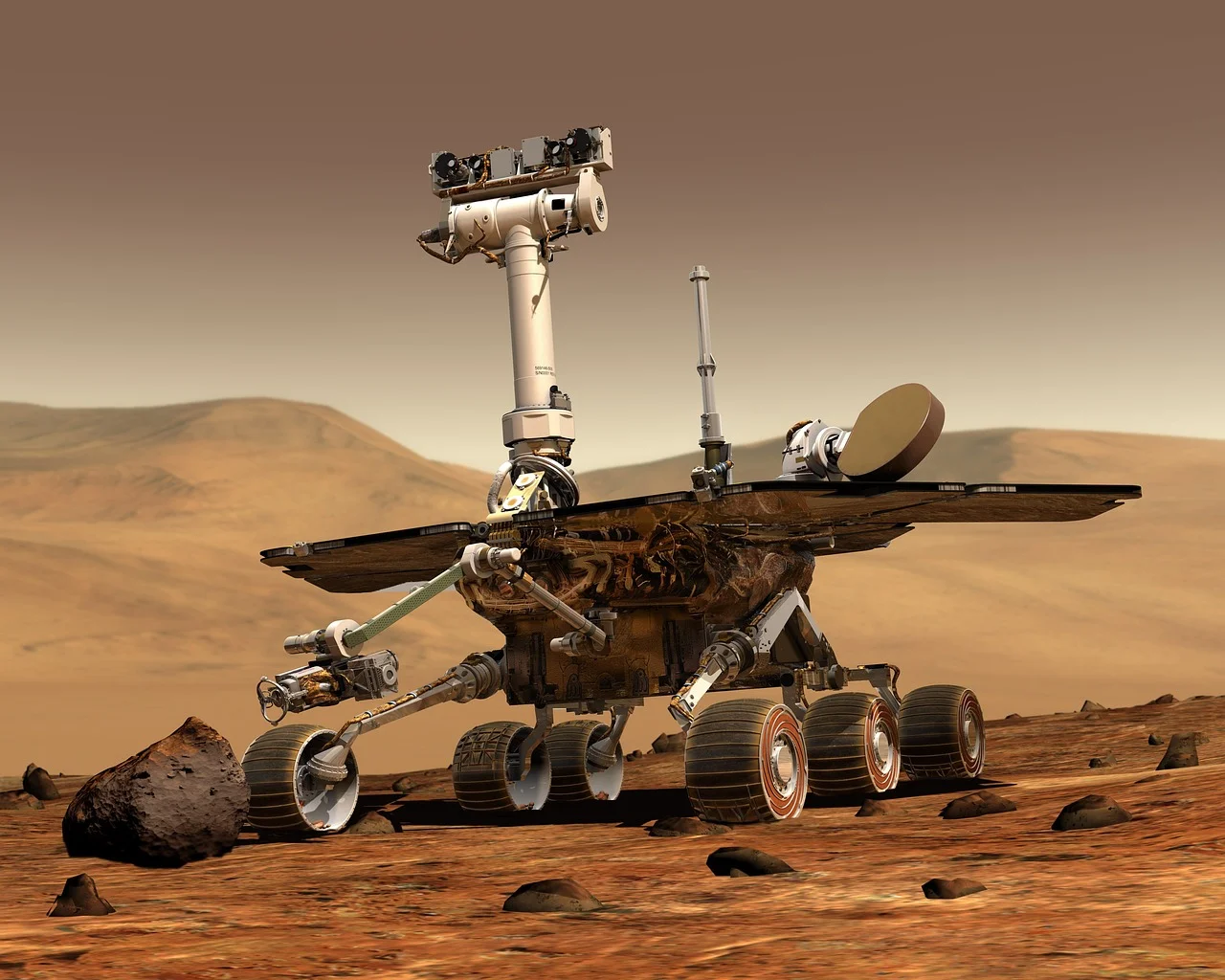 Mars to jedyna planeta na którą udało się wysłać łaziki