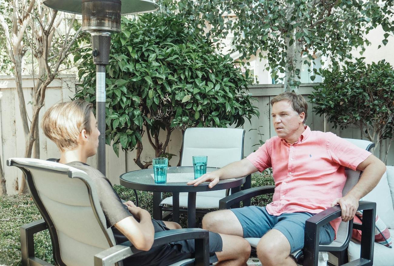 rozmowa tata dziecko