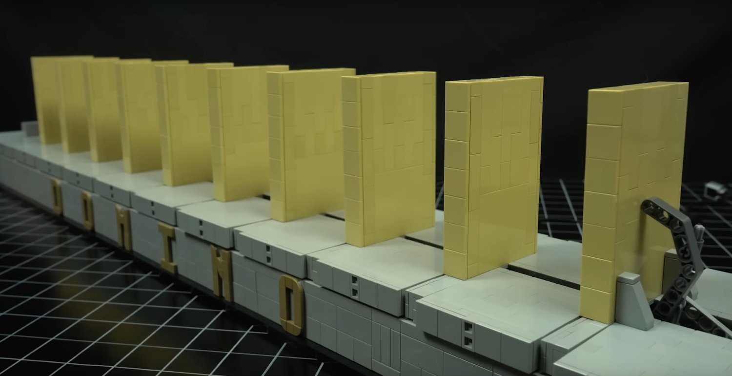 Urządzenie składa się z ponad 4 tysięcy klocków LEGO