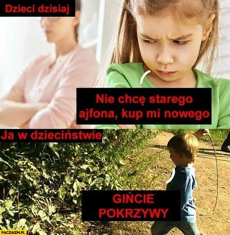 Dzieci kiedyś - dzieci dzisiaj