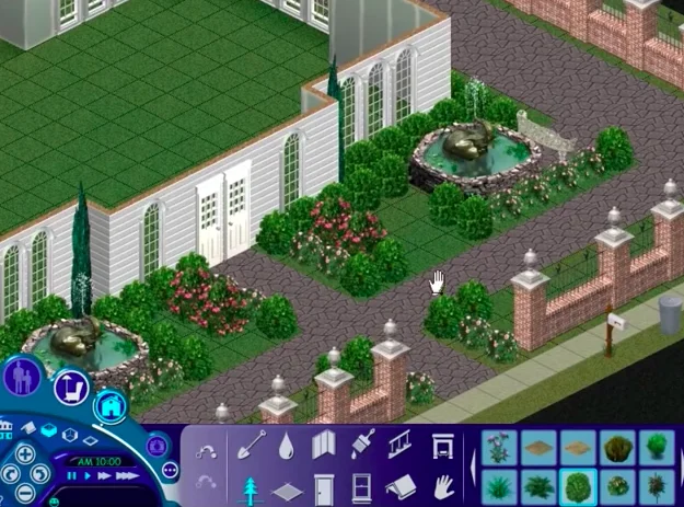 The Sims 1 - budowanie willi 