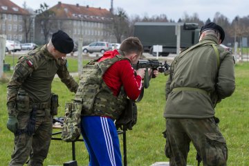 uczeń wojsko strzelanie