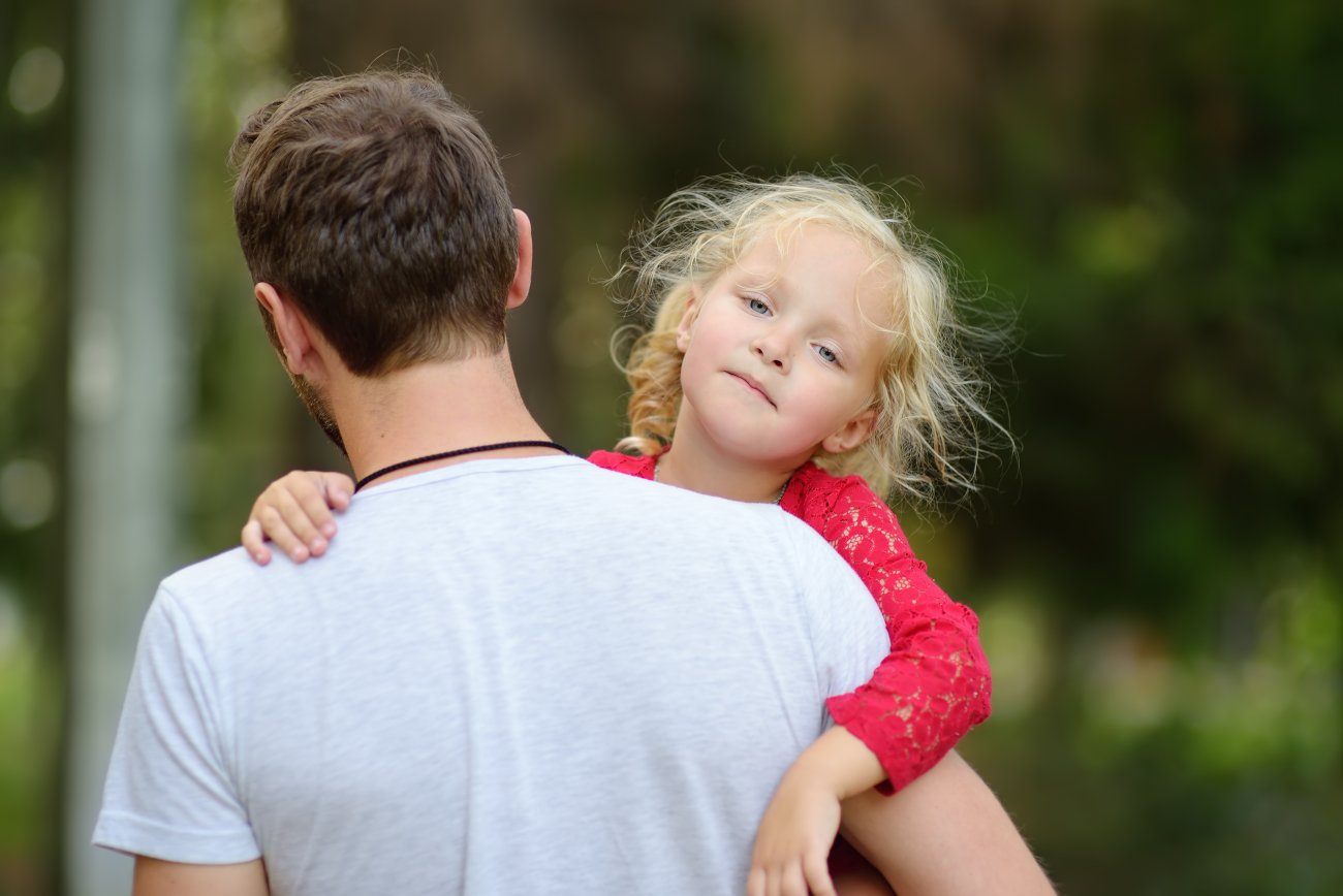 rodzic, ojciec, dziecko, wychowanie, smutek