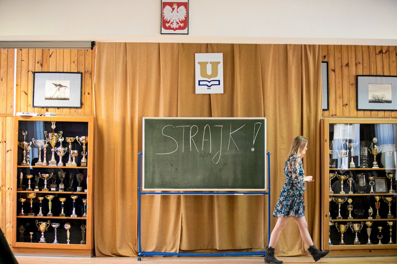 szkoła nauczyciele strajk