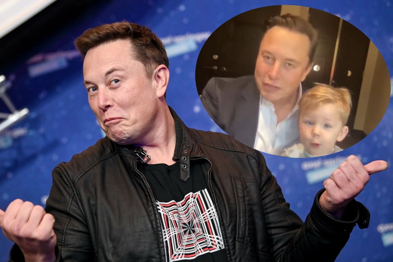 Elon Musk pokazał syna na telekonferencji ze SpaceX