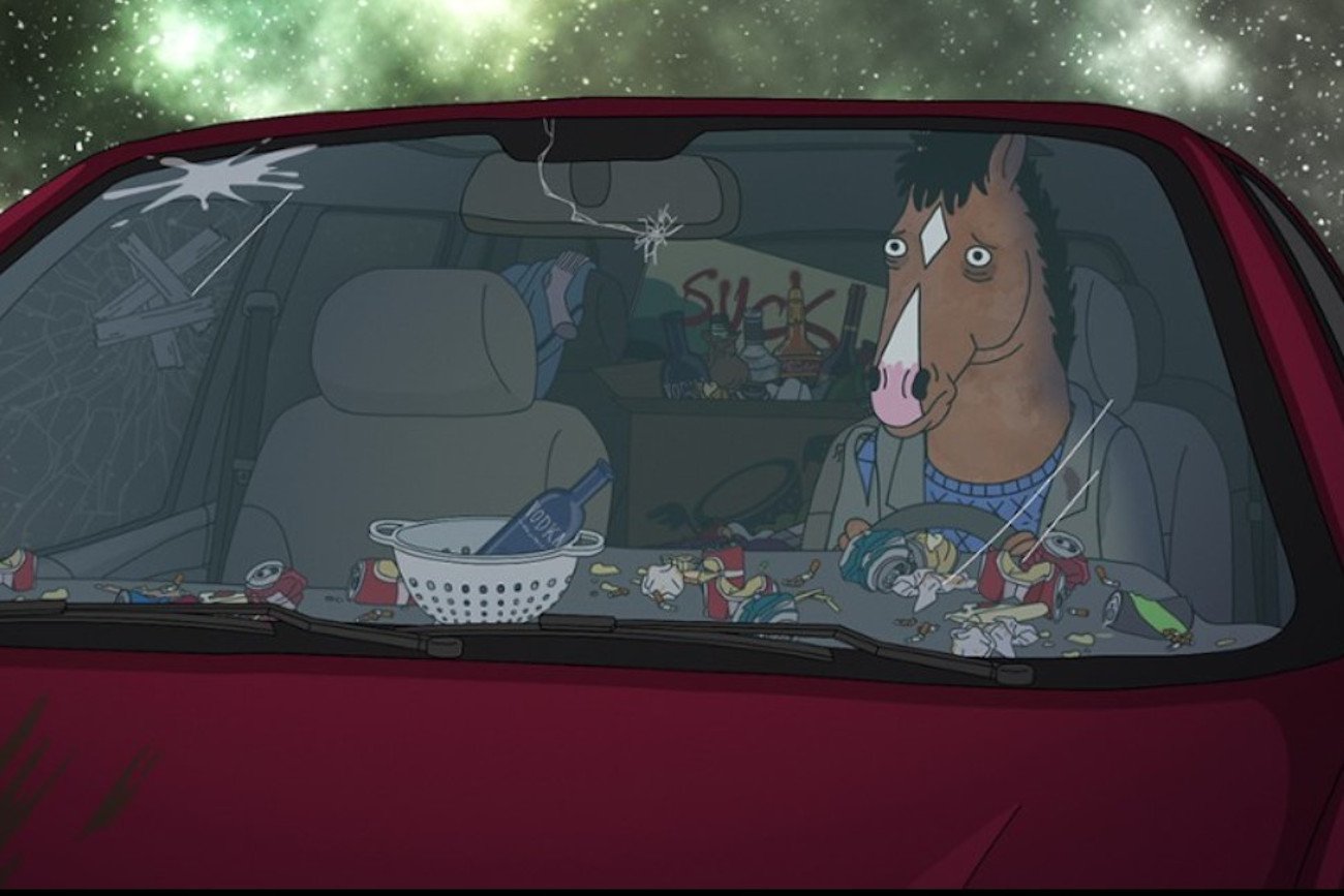 Kadr z serialu "BoJack Horseman"